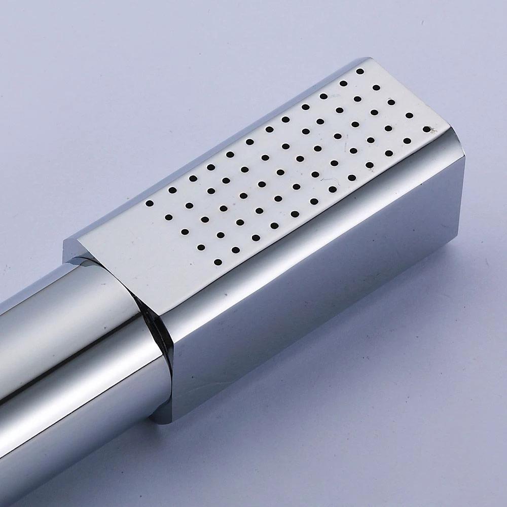 Simple Handheld Shower Head Square 304 Stainless Steel Shower Head by BowLift