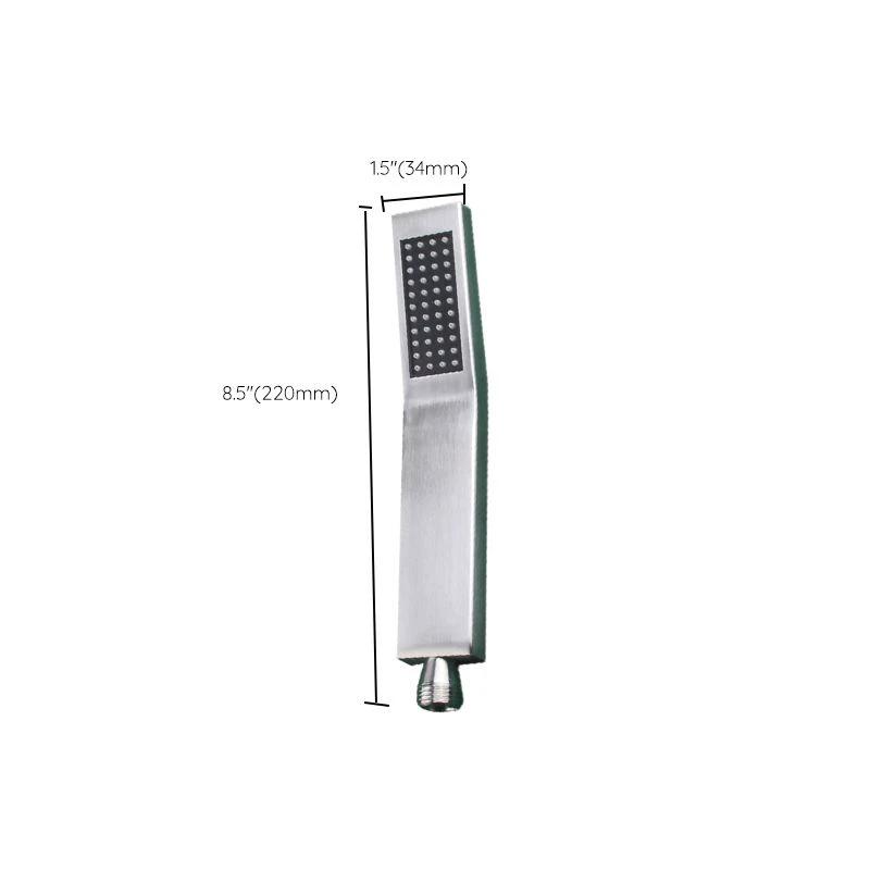 Simple Rectangle Shower Head 304 Stainless Steel Hand Shower by BowLift