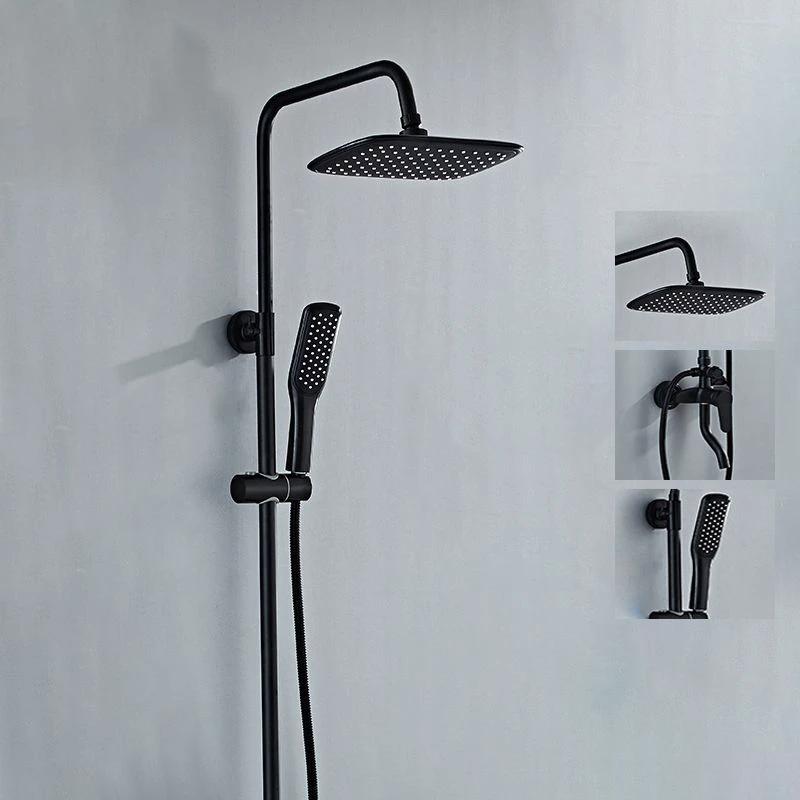 Modern adjustable water flow shower faucet shower arm shower system on the wall by BowLift