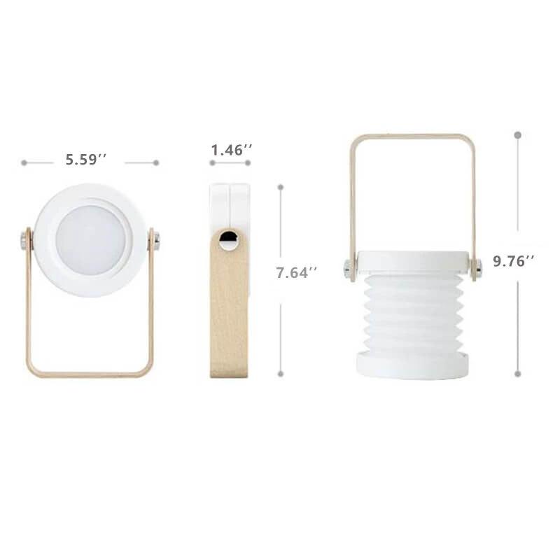 Lantern lamp night light creative foldable portable LED table lamp by BowLift