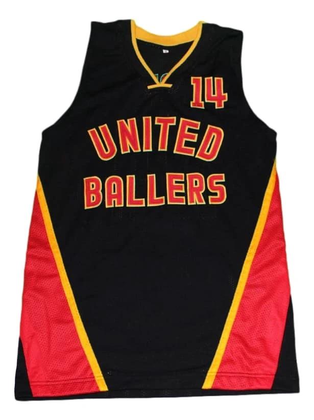 Dirk Nowitzki Dirty Jersey #14 United Ballers Basketball Black by My store basketball