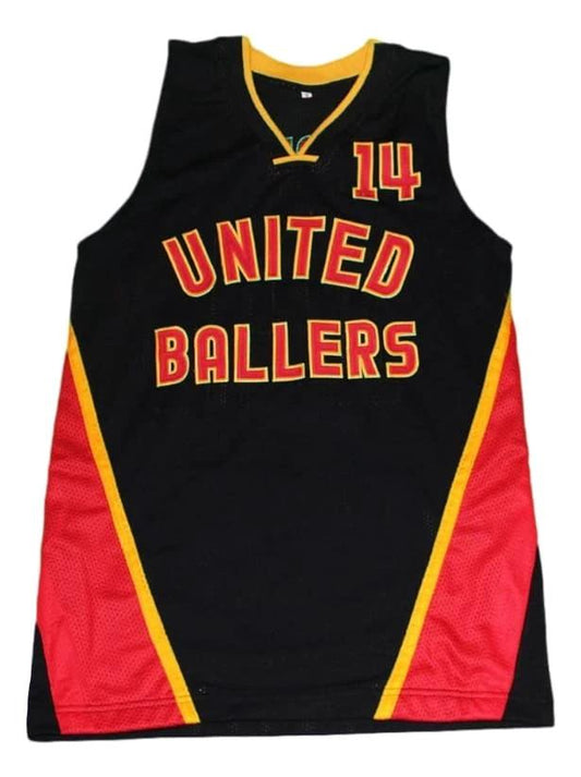 Dirk Nowitzki Dirty Jersey #14 United Ballers Basketball Black by My store basketball