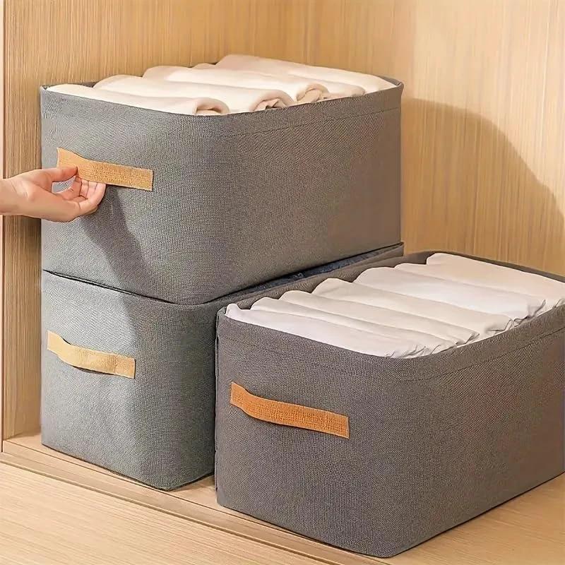 Sturdy Steel Framed Storage Bin by Casa & Beyond