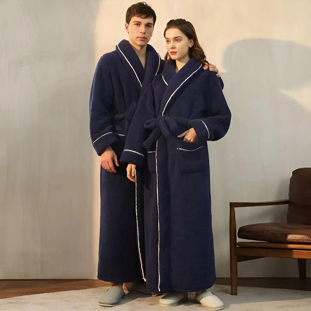 Sherpa Comfort Bathrobe by Casa & Beyond