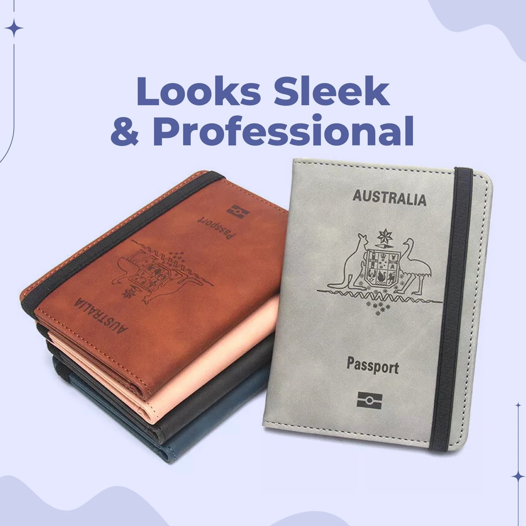 Passport Wallet for Travelling Bowlift by Bowlift