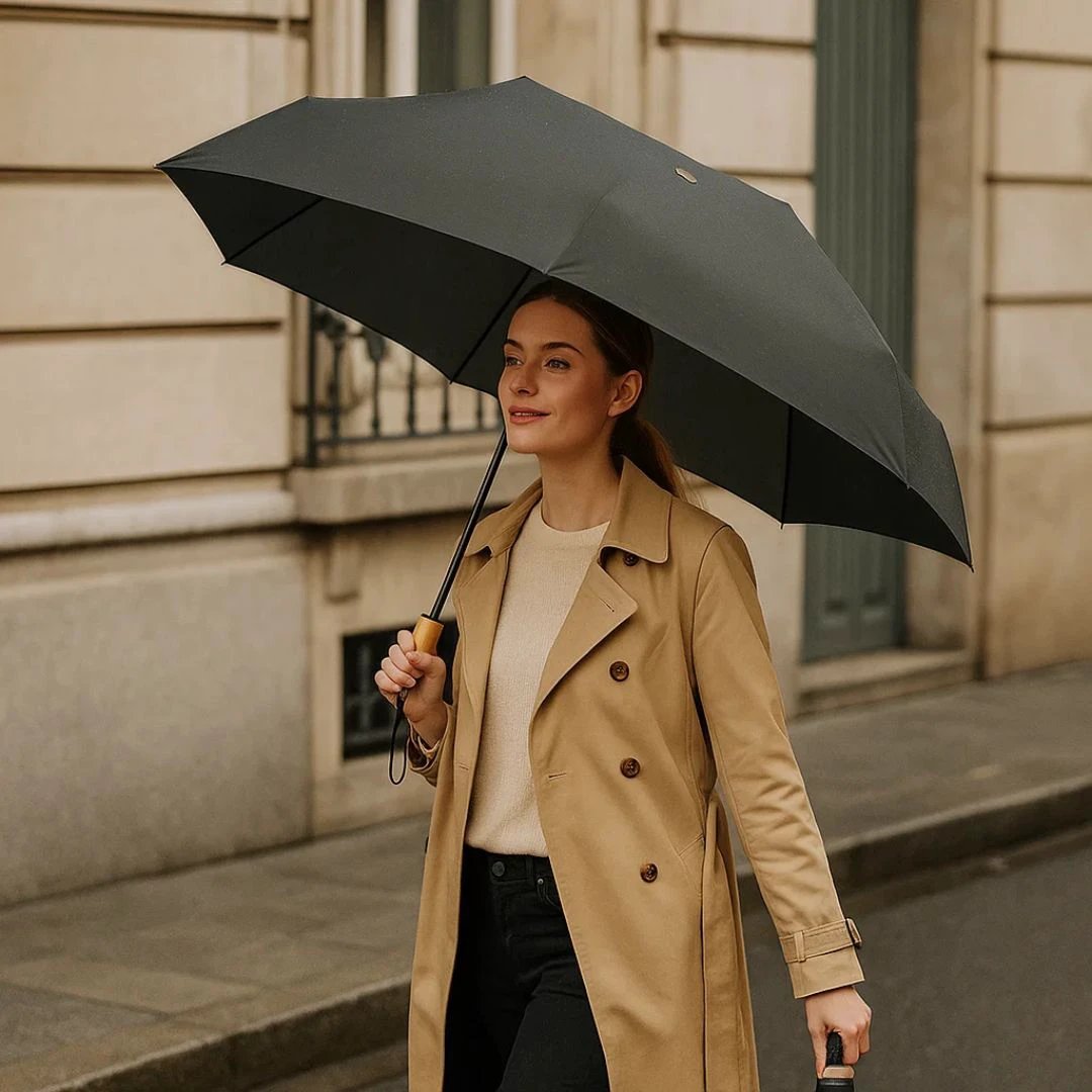 UrbanBrolly | Mini UV Folding Umbrella – UPF 50+ Sun Protection – Water‑Repellent – Lightweight Pocket‑Size Travel Use Bowlift by Bowlift