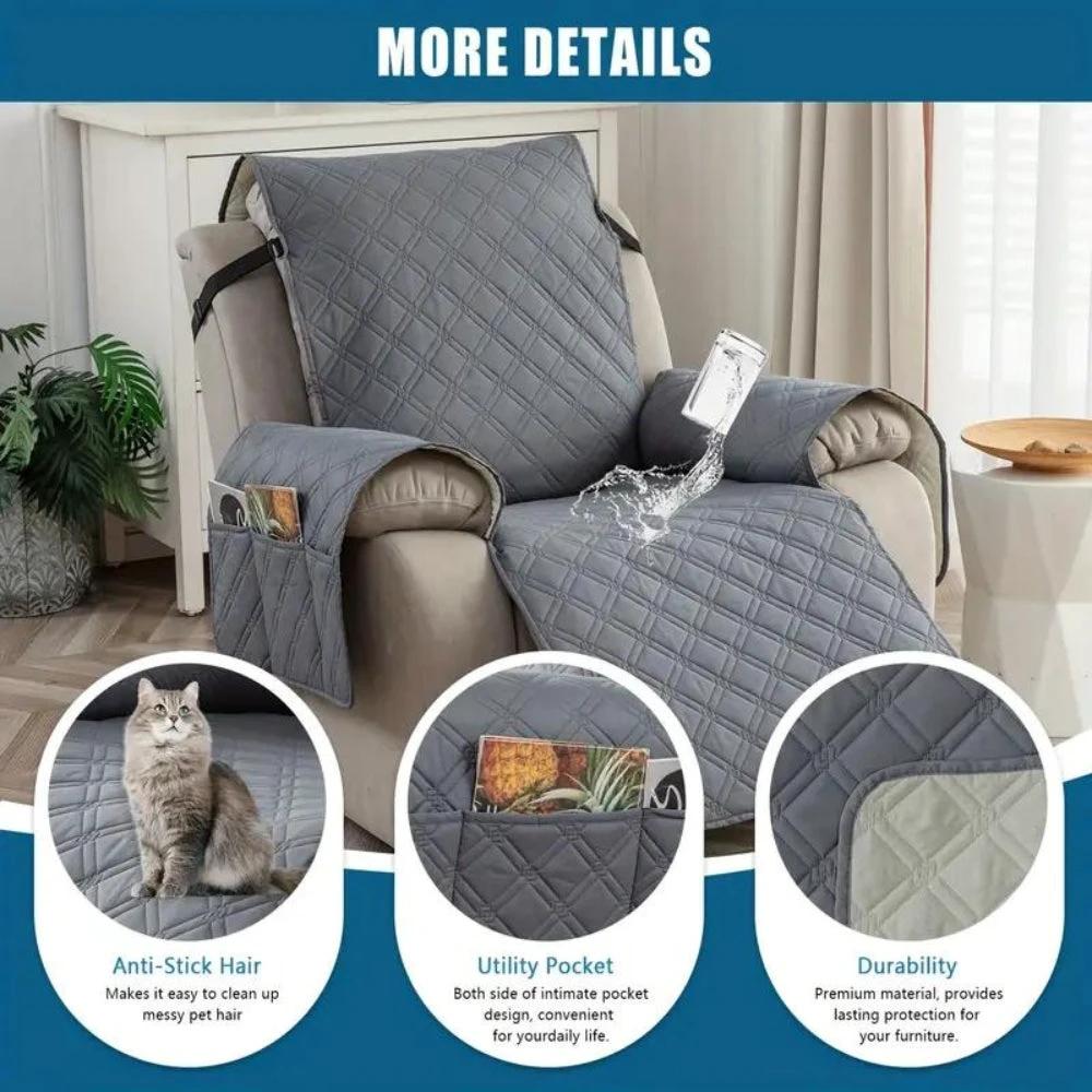 Premium Waterproof Recliner Slipcover by Casa & Beyond