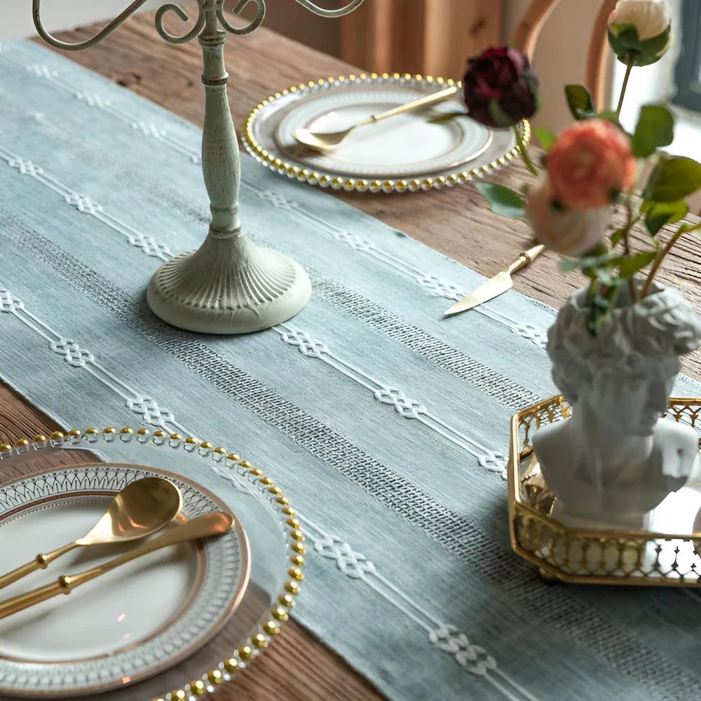 Tassel Whisper Table Runner by Casa & Beyond