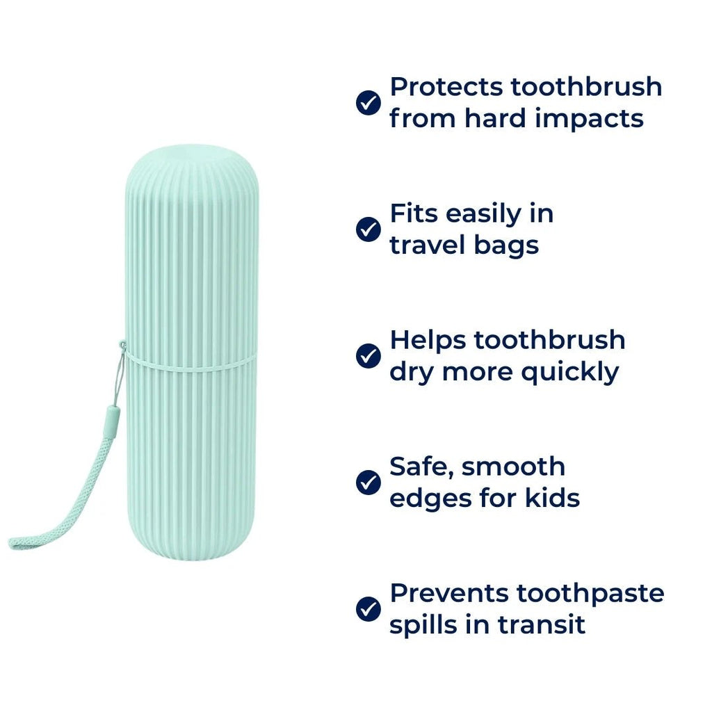 Mouthwash Cup Included – Compact Dust‑proof Design – Hygienic Oral Care for Travel & Holidays Bowlift by Bowlift