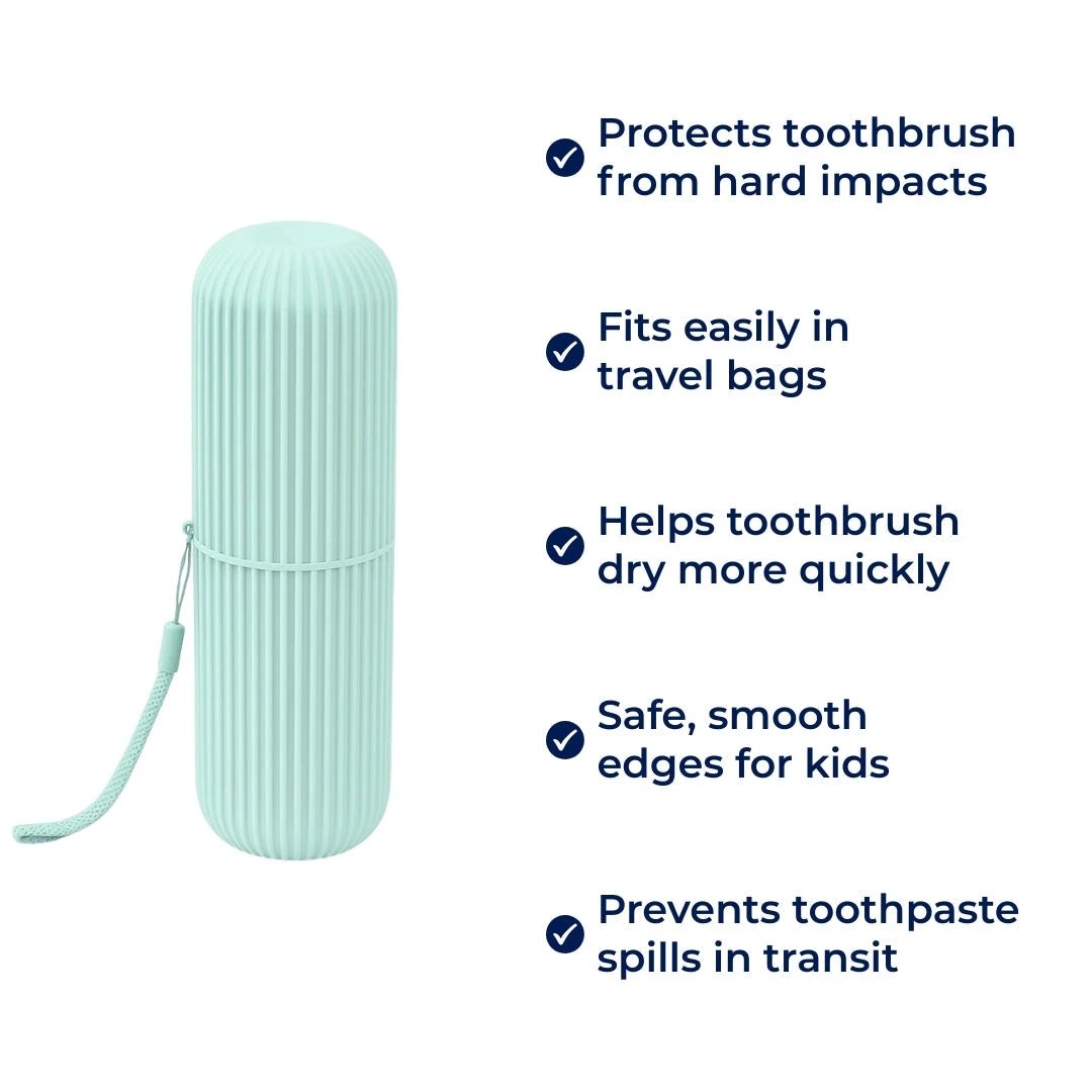 Mouthwash Cup Included – Compact Dust‑proof Design – Hygienic Oral Care for Travel & Holidays Bowlift by Bowlift