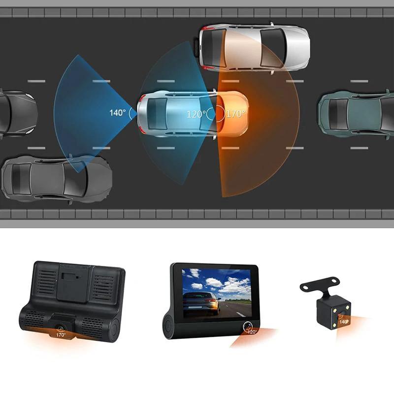 Tachograph with 3 HD lenses by Bowlift