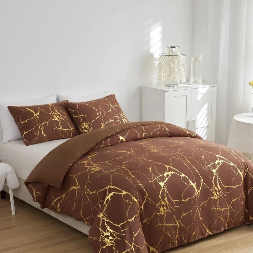 Lux Marble Premium Duvet Cover Set by Casa & Beyond