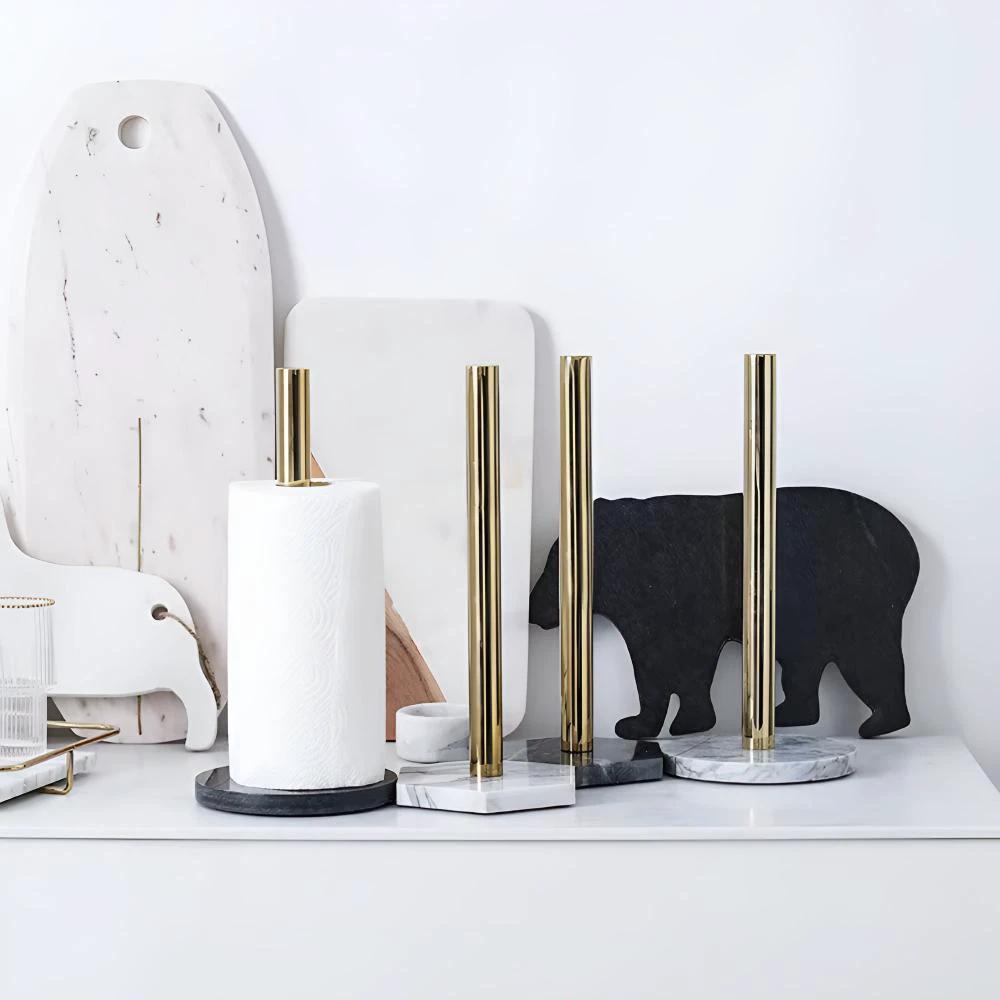 Marble Base Paper Towel Holder by Casa & Beyond