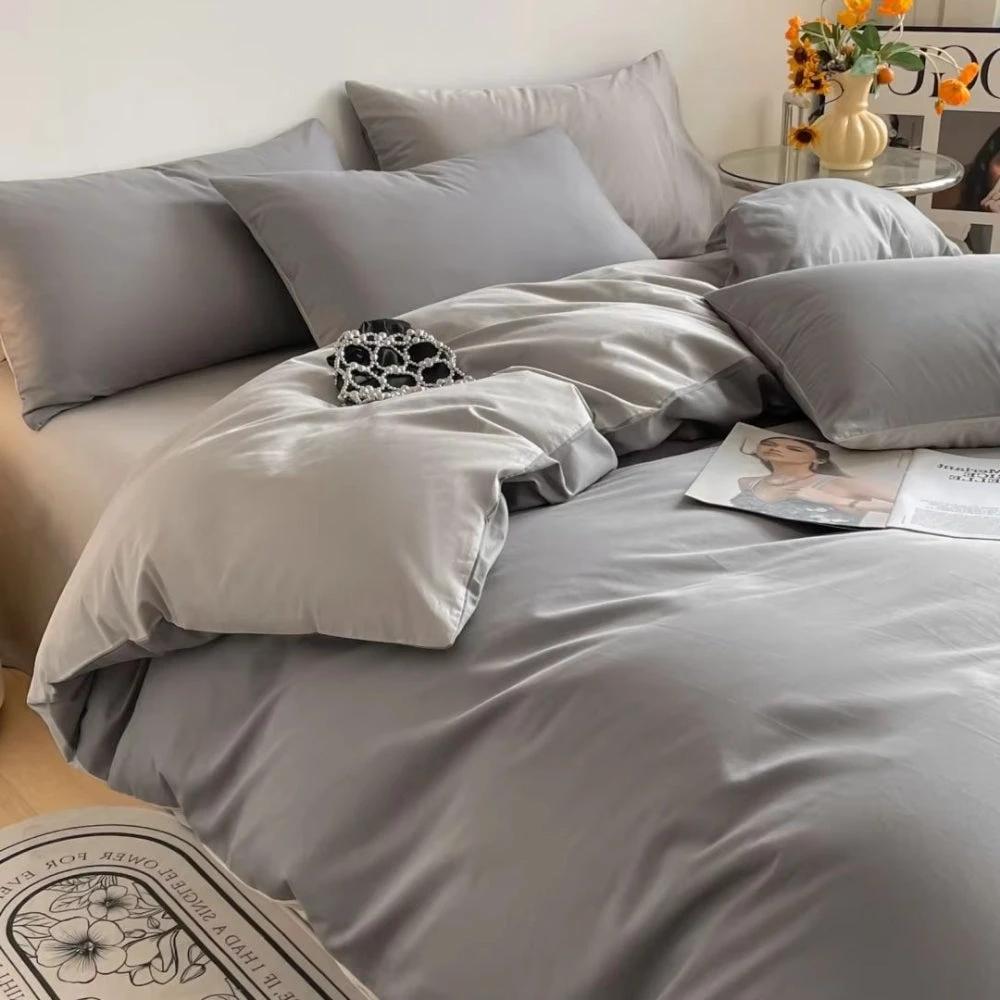 Lustova Cotton Duvet Cover | 3pcs Set by Casa & Beyond
