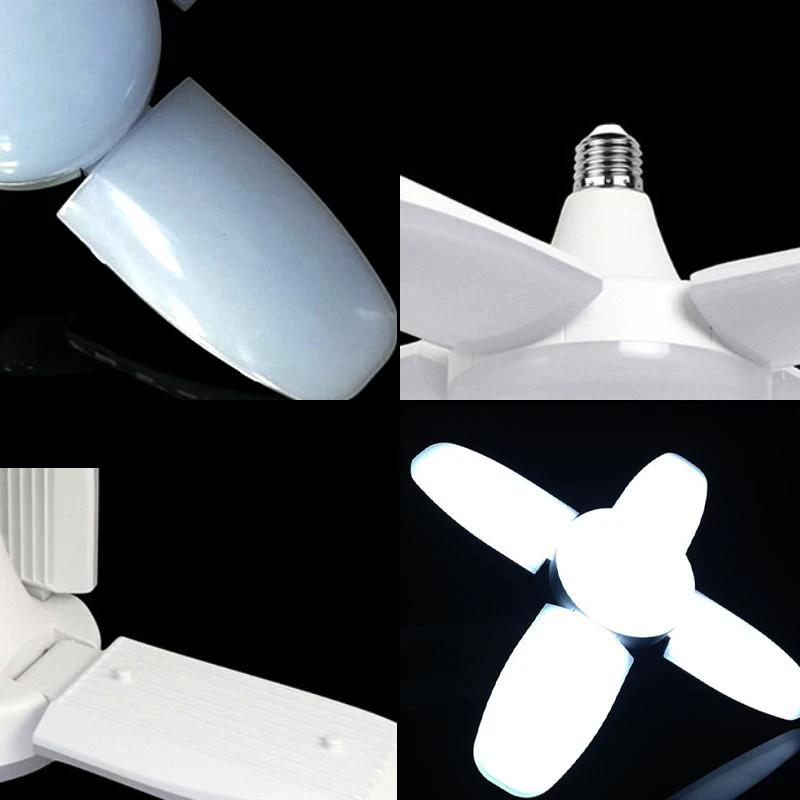 Foldable deformable universal garage lamp by Bowlift