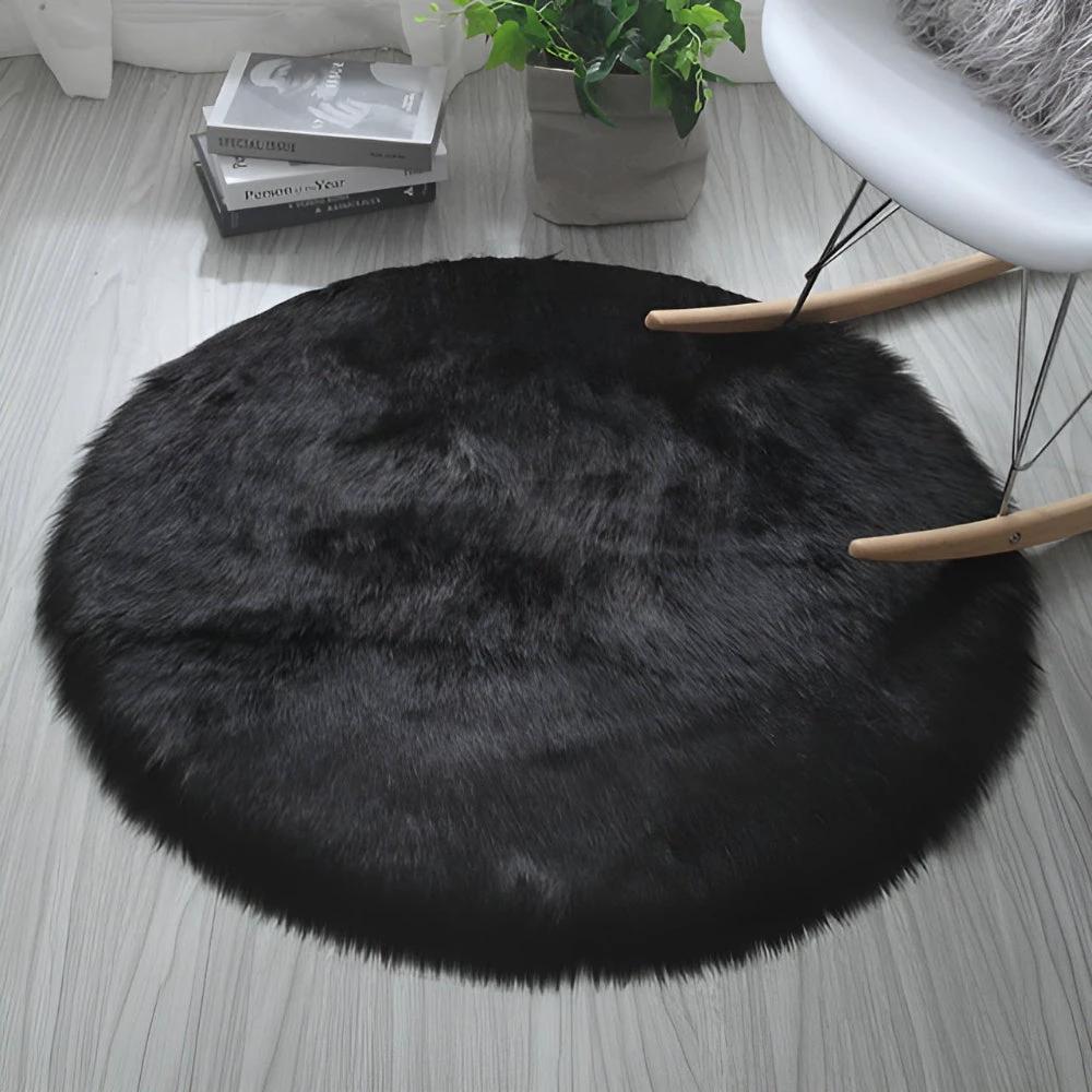 Round Cloud Soft Plush Rug by Casa & Beyond
