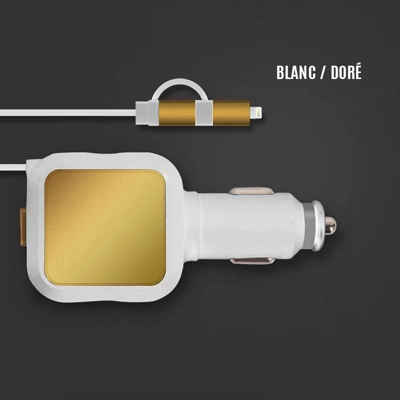 Ciaovie Car Charger Multi with Retractable Charging Cable by Bowlift