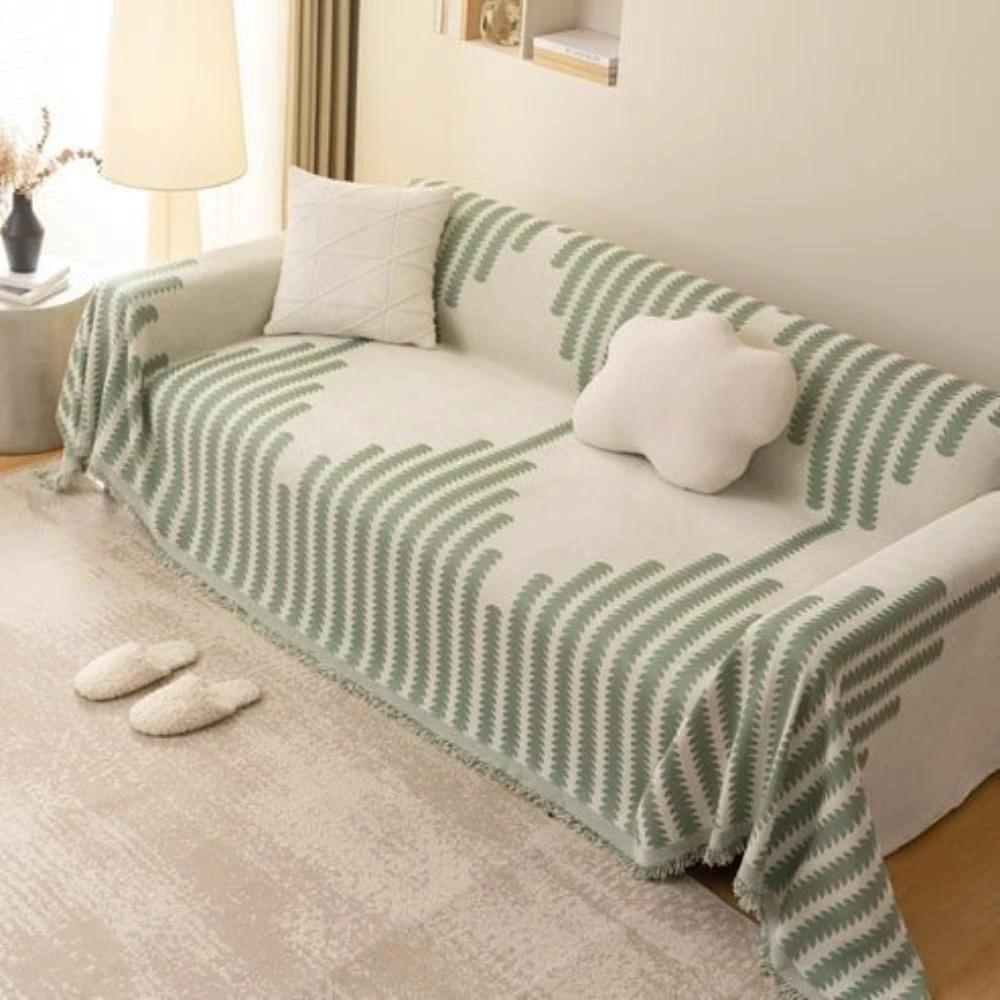 Modern Monochrome Fern Sofa Cover by Casa & Beyond