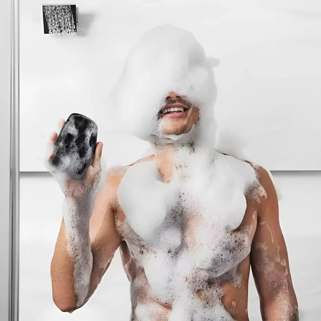 PureGlide | Silicone Body Scrubber – Antimicrobial Exfoliation – Quick‑Dry Hygienic Design – Sensitive‑Skin Shower Use Bowlift by Bowlift