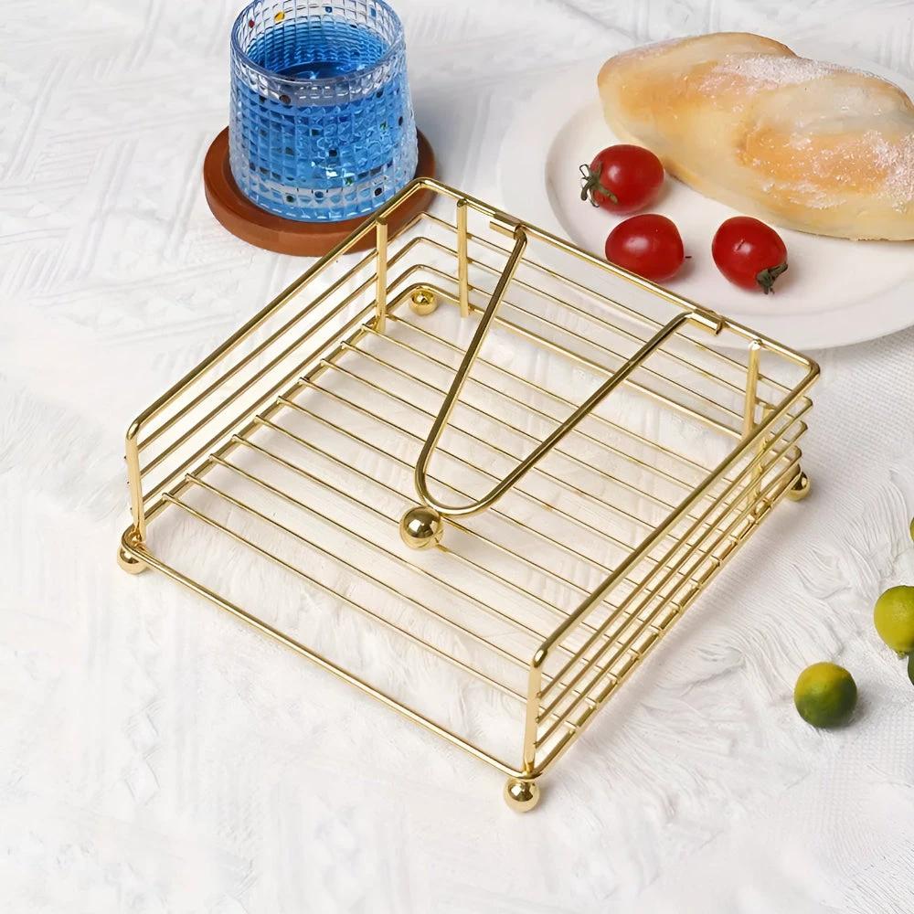 Sleek Iron Napkin Holder by Casa & Beyond