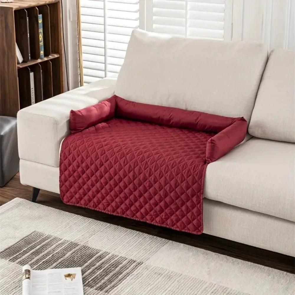 Bolstered Quilted Pet Sofa Protector by Casa & Beyond