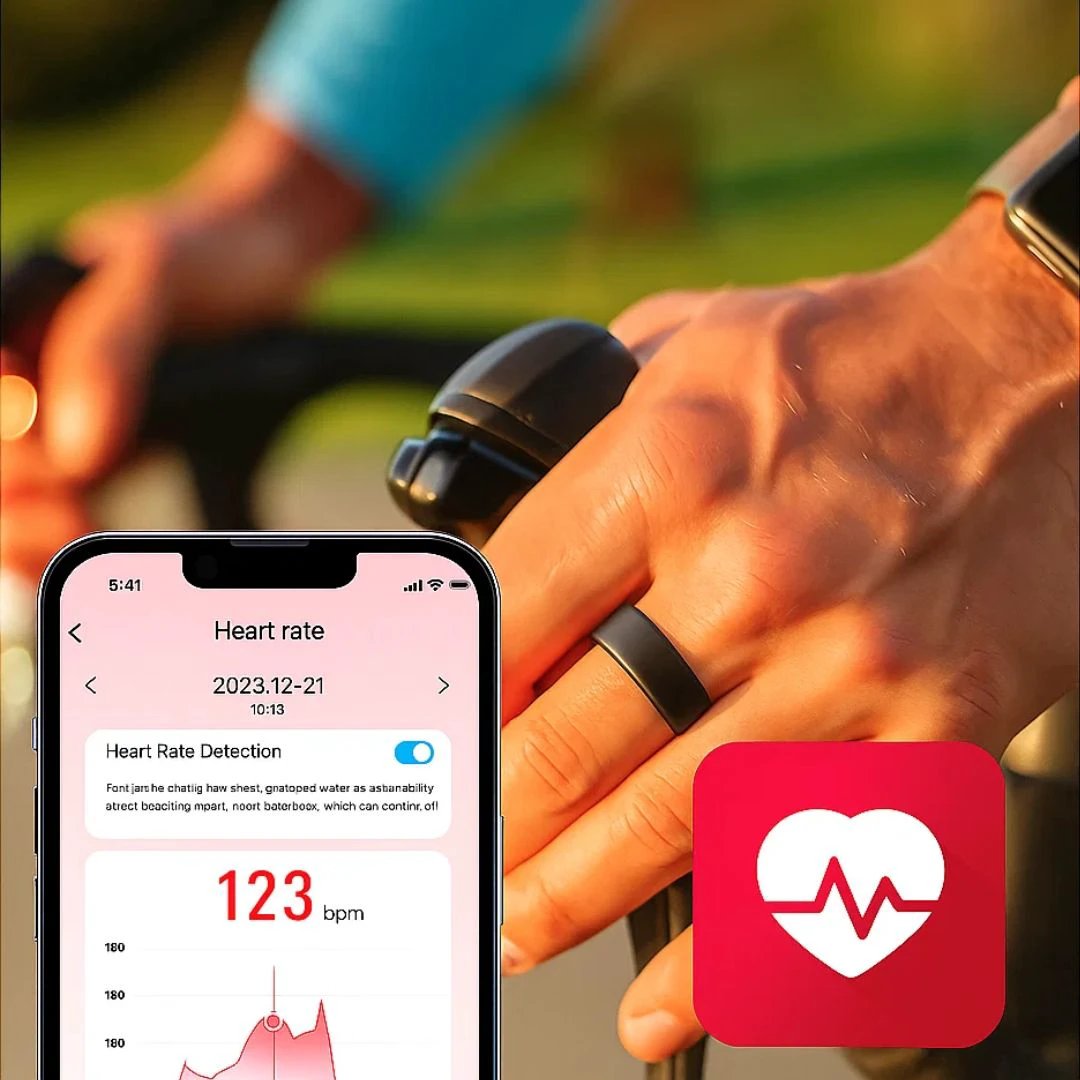 VitalBand Smart Ring – Sleep & Wellness Tracker – Waterproof – Ideal for Active Lifestyles Bowlift by Bowlift