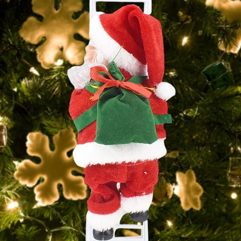 electric climbing ladder Santa Claus by Bowlift