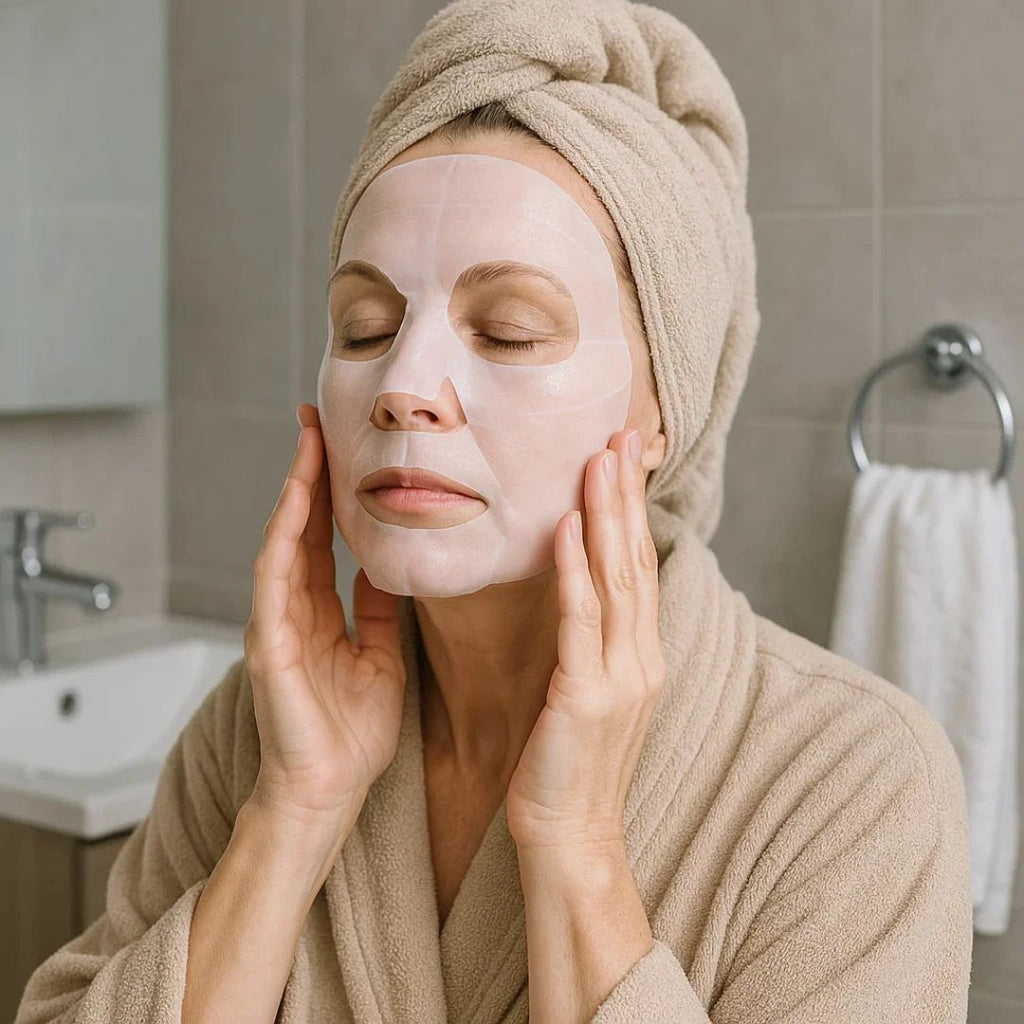 Dermaglow | Collagen Sheet Mask – Overnight Hydration – Hydrogel – Mature & Dry Skin Bowlift by Bowlift