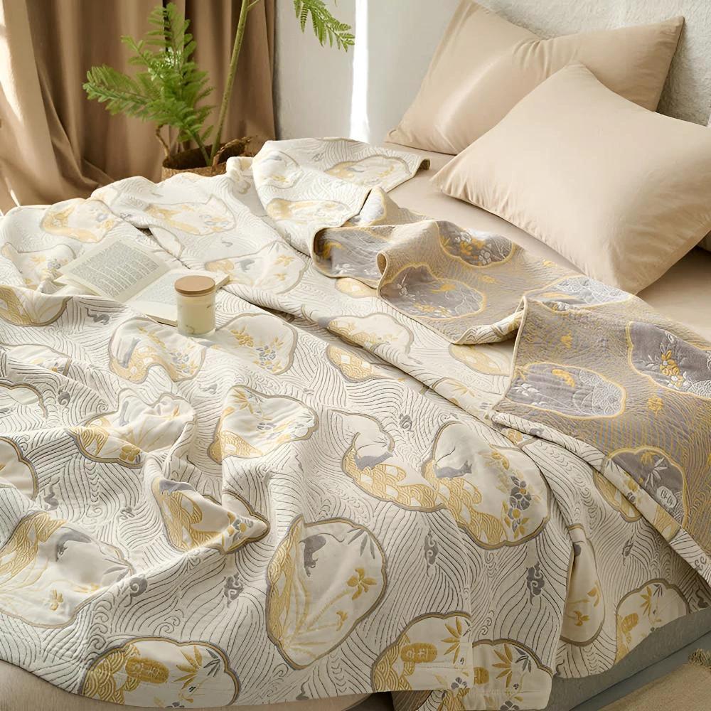 Reversible Coastal Dreams Blanket by Casa & Beyond