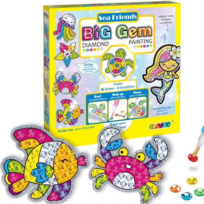 Crystal painting stickers for kids by Bowlift
