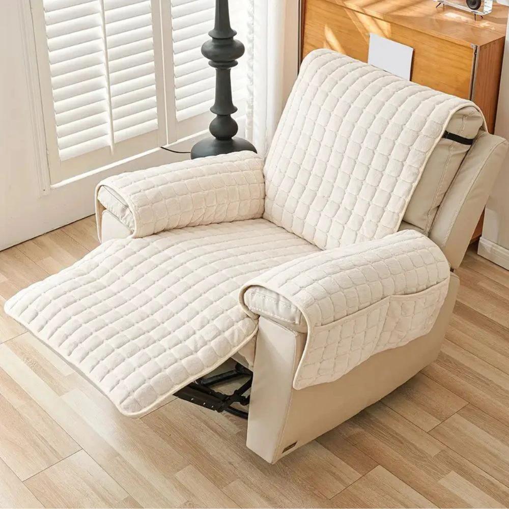 Snug Grid Recliner Cover by Casa & Beyond