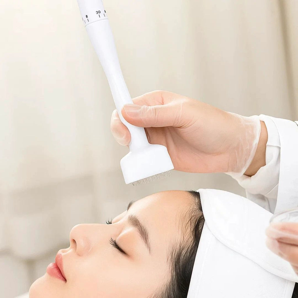 RevitaGlow | Microneedling Derma Stamp – Adjustable Depth – 140 Needles – Skin & Hair Rejuvenation Bowlift by Bowlift