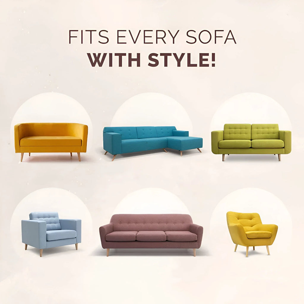 Modern Bloom Reversible Sofa Cover by Casa & Beyond