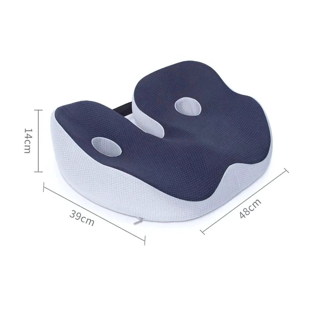 SitSmart Adjustable Memory Foam Sit Bone Relief | Seat Cushion for Tailbone Pressure Pain - Posture Support in Office Chairs Bowlift by Bowlift