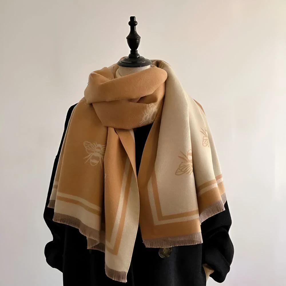 Nuvia Bee Pattern Winter Scarf by Casa & Beyond