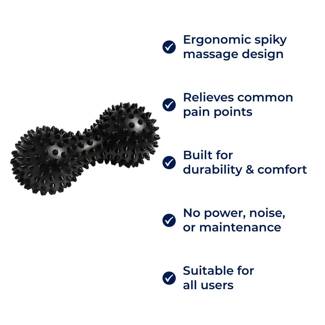 Deep Tissue Muscle Relief – Firm Spiky Dual-Ball Design – Faster Recovery for Active Lifestyle Bowlift by Bowlift