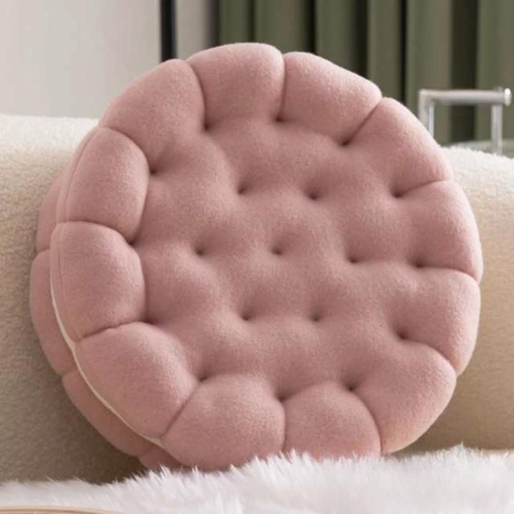 Snuggly Cookie-Inspired Cushion by Casa & Beyond