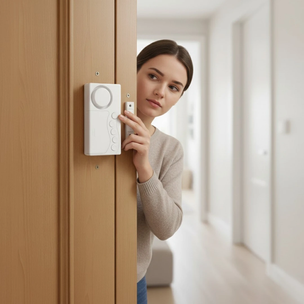 Instant Alert Modes – 108dB Loud Slim Design – Easy Install – Protect Kids & Home Security Bowlift by Bowlift