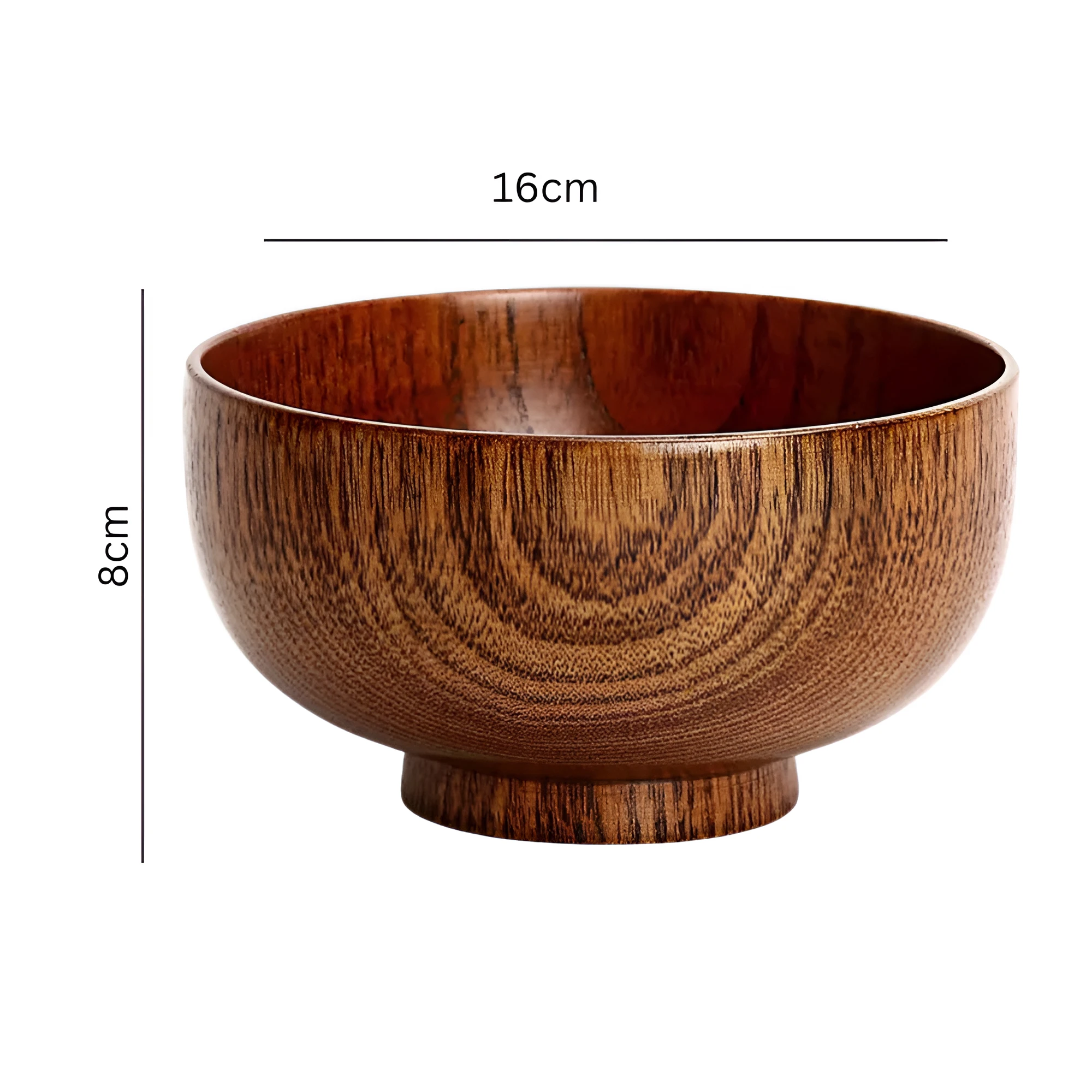 Rustic Jujube Wooden Bowl by Casa & Beyond