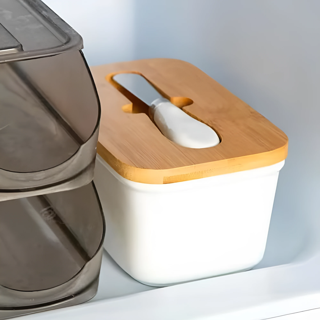 Sleek Butter Cutter Container by Casa & Beyond