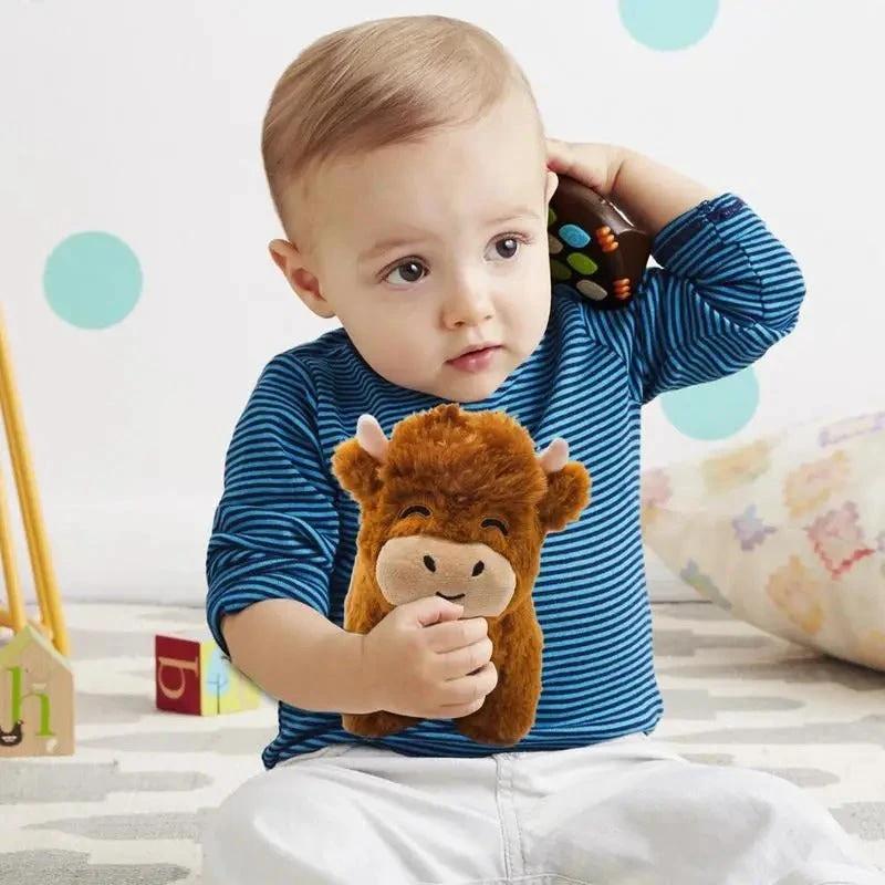 Fluffy Highland Cow Plush Toy - Adopt Highland Cow Bowlift by Bowlift