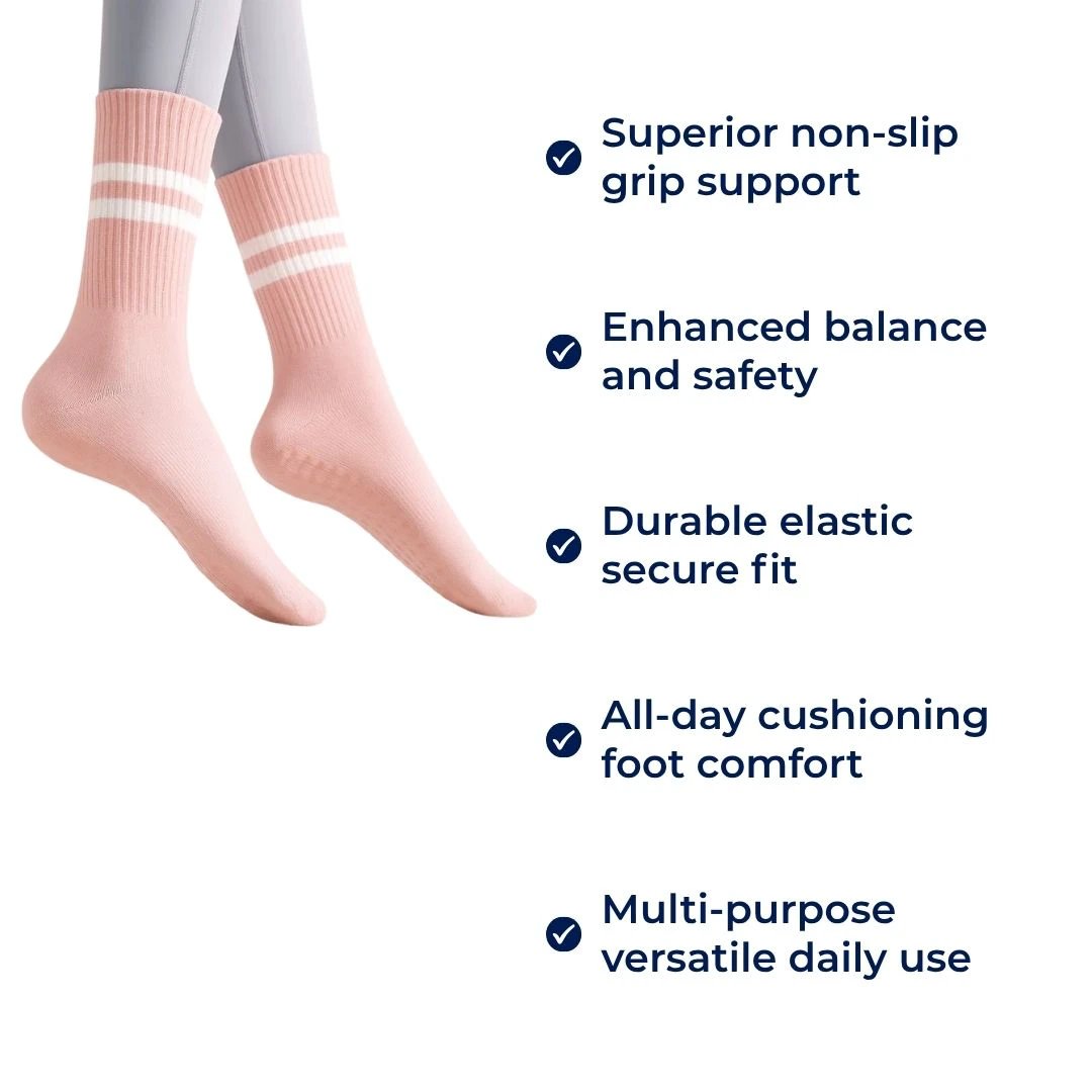 Non-Slip Traction – Breathable Cushioning – Comfort Fit – Stability & Safety for Women’s Studio Workouts Bowlift by Bowlift