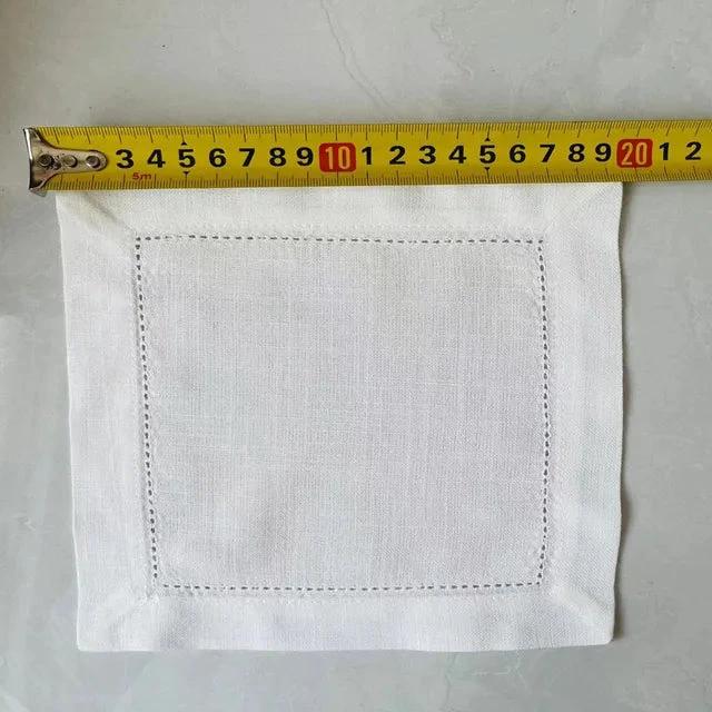 12pcs Linen Party Table Cloth Dinner Napkin Restaurant Napkins by Bowlift