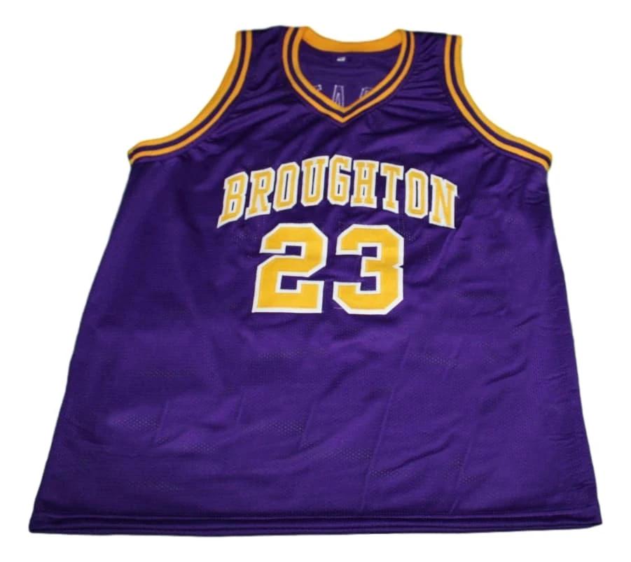 Pete Maravich Jersey #23 Broughton High School New Basketball Purple by My store basketball