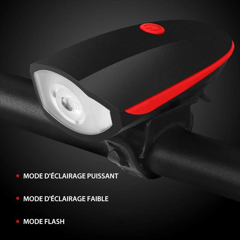 USB-rechargeable mountain bike headlight by Bowlift