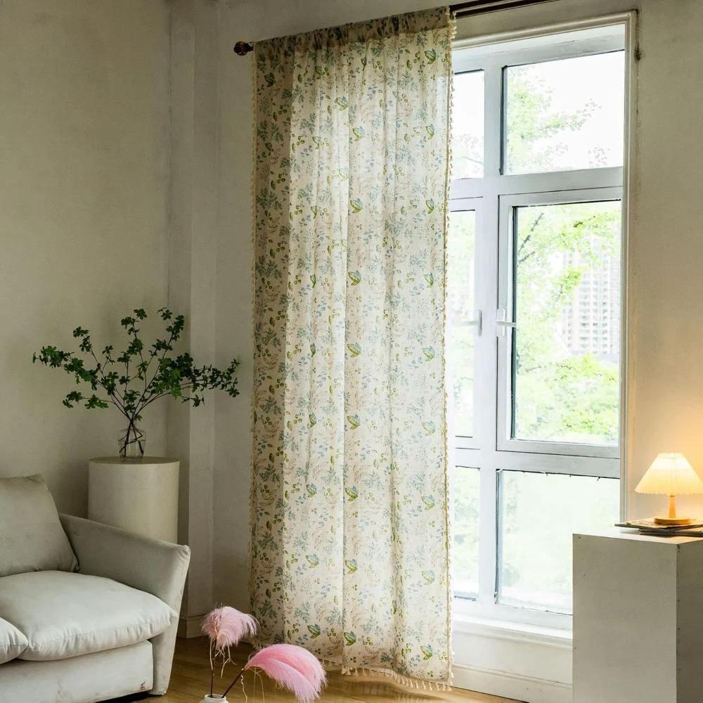 Wildflower Veil Curtains by Casa & Beyond