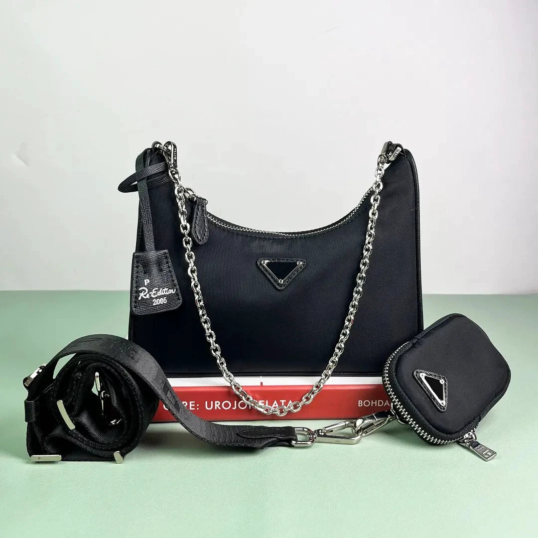 Women’s Luxury Bags High Quality Leather Shoulder Armpit Purse Set by jimmy_luxuries