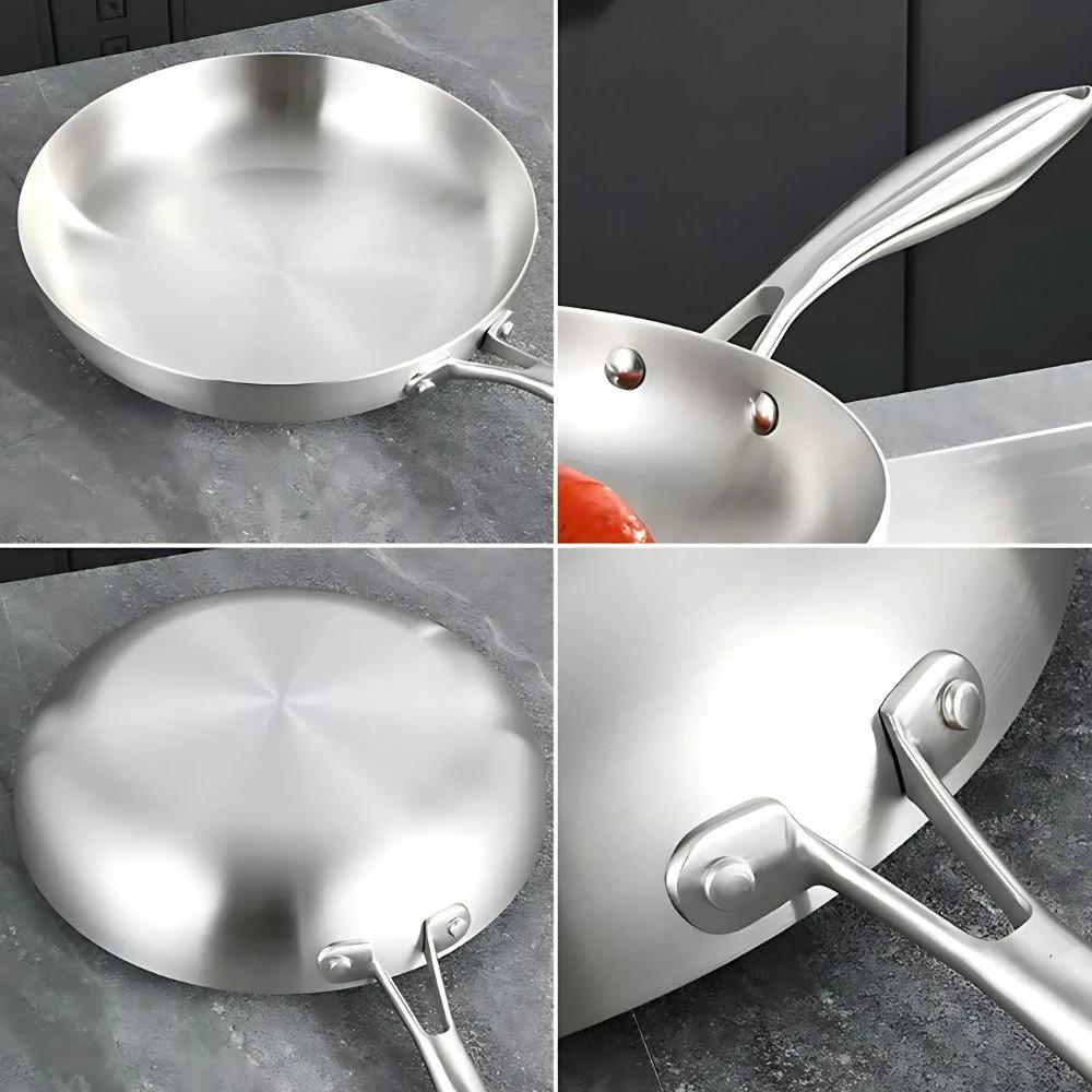 Stainless Steel Frying Pan by Casa & Beyond
