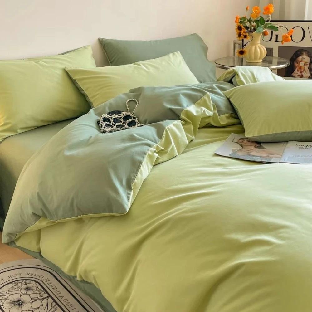 Lustova Cotton Duvet Cover | 3pcs Set by Casa & Beyond
