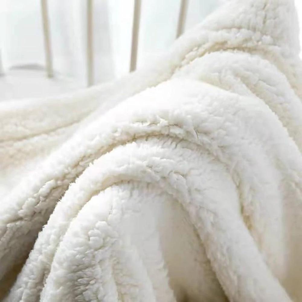 Seraphina Velvet Sherpa Blanket by Casa & Beyond
